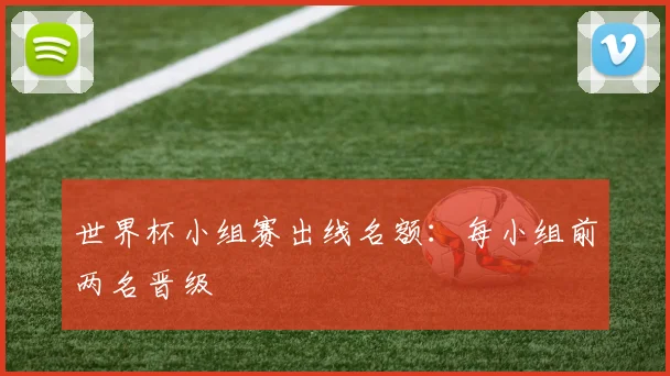 世界杯小组赛出线名额:每小组前两名晋级